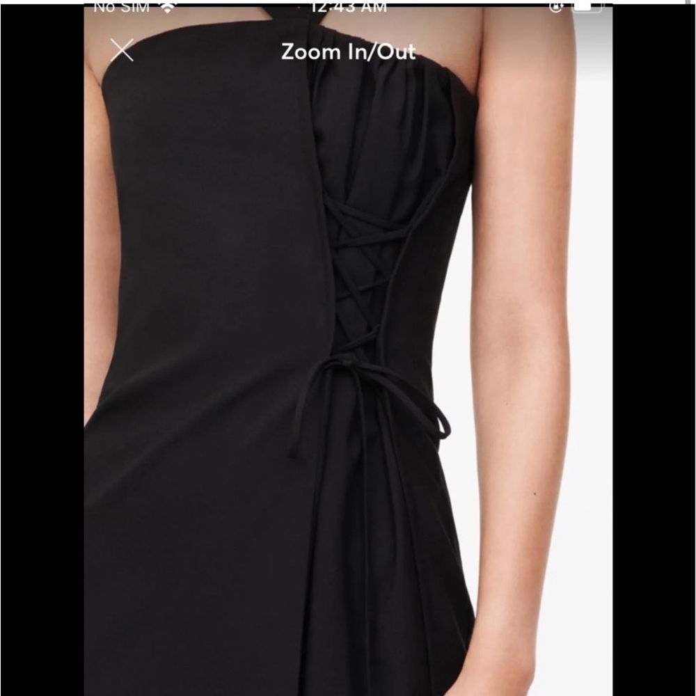 Zara limited edition corset wool blend dress - Picture 2 of 9